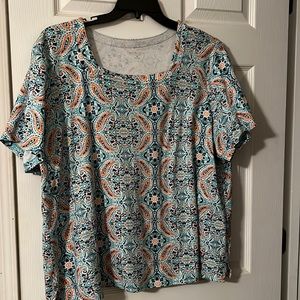 KIM ROGERS PLUS SIZE BLUE SIZE 3X